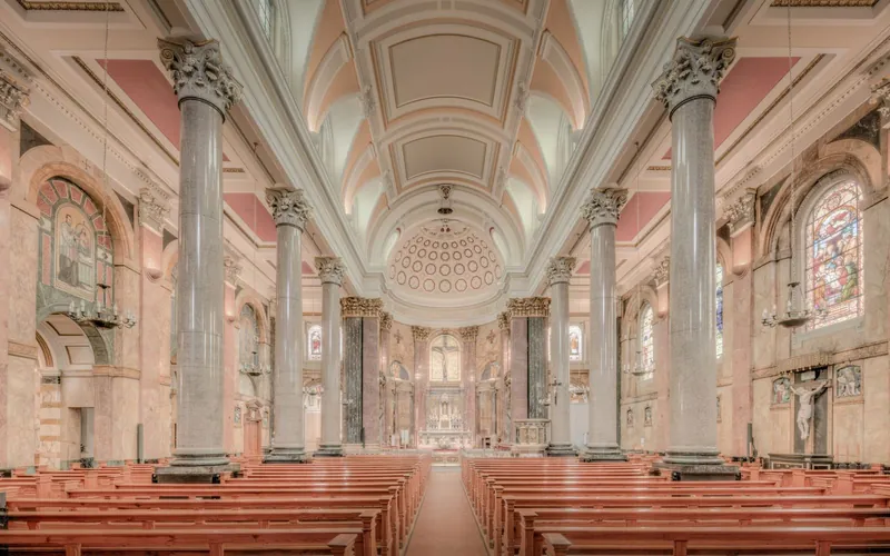 Beautiful church nave kept clean and worthy of its congregation