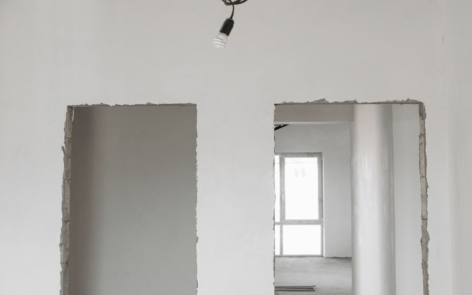 Freshly finished commercial interior ready for post-construction cleaning